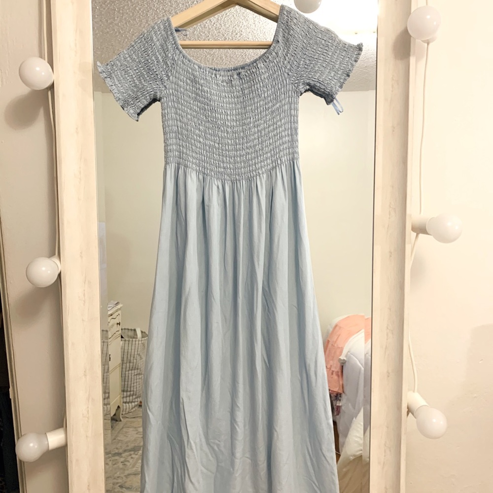 Blue dress!